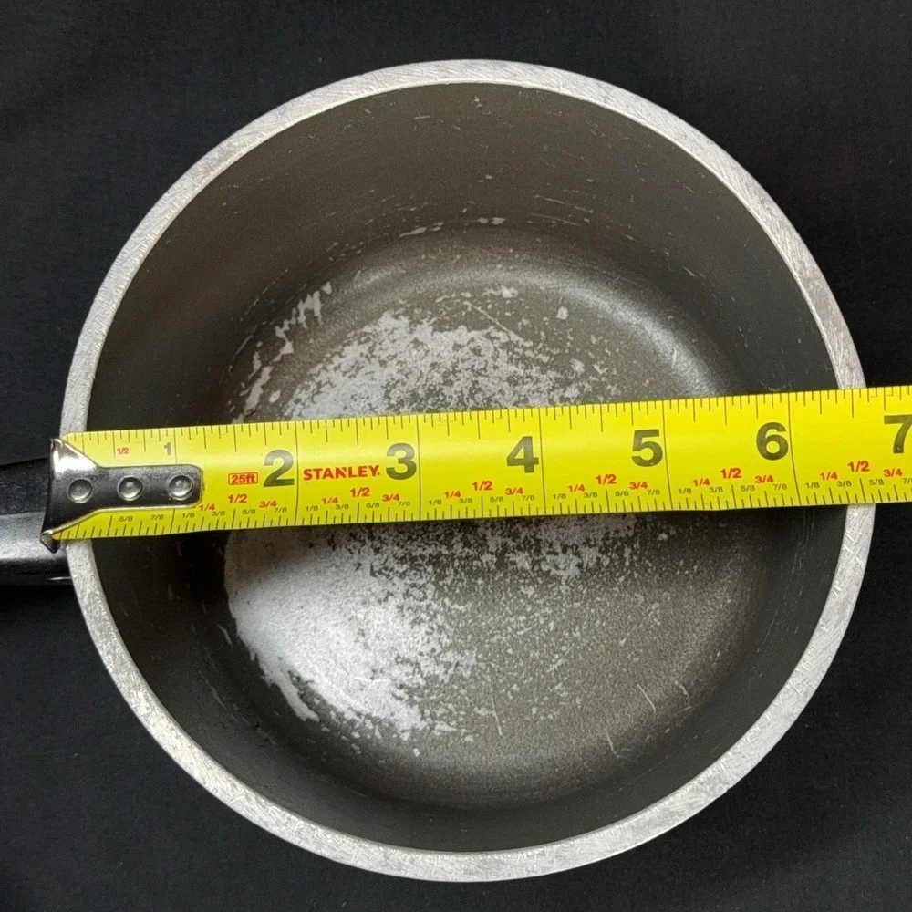 Vintage Club 2 Qt Saucepan With‎ Lid Brown Aluminum Gas Electric Cookware 7in